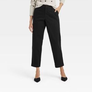A New Day Black Pants Classic Straight-Leg